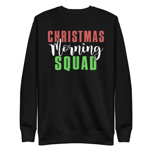 43 - Christmas morning squad - Unisex Fleece Pullover