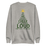 34 - The best way to spend Christmas cheer is singing loud for all to hear - Unisex Fleece Pullover