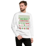 26 - Merry Christmas you filthy animal - Unisex Fleece Pullover