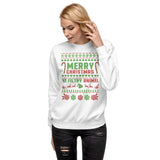 26 - Merry Christmas you filthy animal - Unisex Fleece Pullover