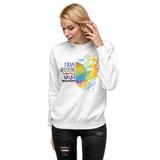 7_273 - True intelligence requires great imagination - Unisex Fleece Pullover