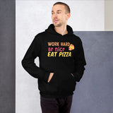 2_160 - Work hard be nice eat pizza - Unisex Hoodie