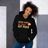 2_160 - Work hard be nice eat pizza - Unisex Hoodie