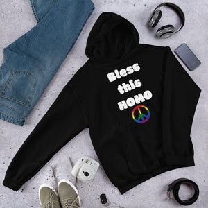 "Bless this homo" - Unisex Hoodie