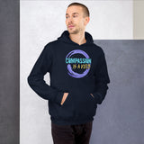 7_172 - Compassion is a verb - Unisex Hoodie