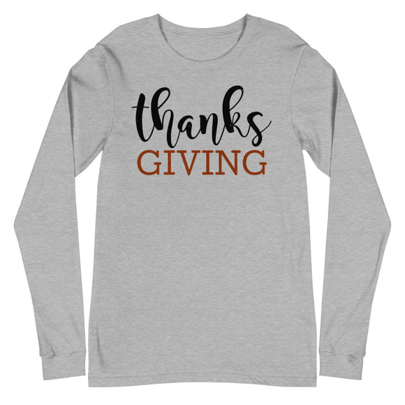 2 - Thanks giving - Unisex Long Sleeve Tee