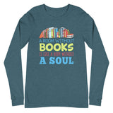 2_48 - A room without books, is like a body without a soul - Unisex Long Sleeve Tee