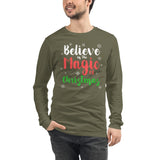 38 - Believe in the magic of Christmas - Unisex Long Sleeve Tee