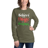 38 - Believe in the magic of Christmas - Unisex Long Sleeve Tee