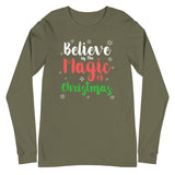 38 - Believe in the magic of Christmas - Unisex Long Sleeve Tee