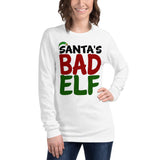 48 - Santa's bad elf - Unisex Long Sleeve Tee