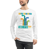 6_195 - Your attitude determines your direction - Unisex Long Sleeve Tee