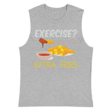 3_132 - Exercise? I thought you said extra fries - Muscle Shirt