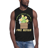 7_14 - I wish my wallet came with free refills - Muscle Shirt