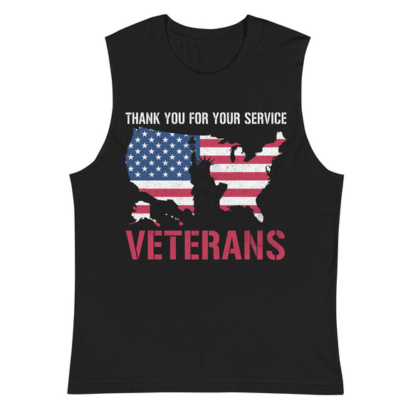 4 - Thank you for your service veterans - Muscle Shirt