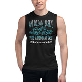 1_229 - An ocean breeze puts a mind at ease - Muscle Shirt