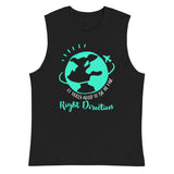 3_225 - It feels good to be in the right direction - Muscle Shirt