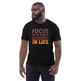 5_160 - Focus on the timeless blessings in life - Unisex organic cotton t-shirt