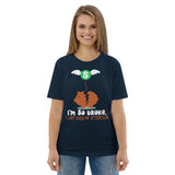 6_290 - I'm so broke I can't even pay attention - Unisex organic cotton t-shirt