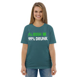 14 - 1 percent Irish 99 percent drunk - Unisex organic cotton t-shirt