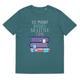 2_50 - So many books, so little time - Unisex organic cotton t-shirt