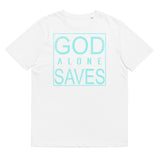 1_115 - God alone saves - Unisex organic cotton t-shirt