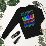 1_221 - Music, what a powerful instrument, what a mighty weapon - Unisex organic sweatshirt