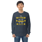 2_71 - The stars are the landmarks of the universe - Unisex organic sweatshirt