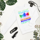 1_221 - Music, what a powerful instrument, what a mighty weapon - Unisex organic sweatshirt