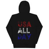 20 - "Usa all day" - Unisex Hoodie