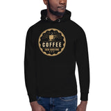 4_282 - Coffee, then adulting - Unisex Hoodie