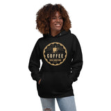 4_282 - Coffee, then adulting - Unisex Hoodie