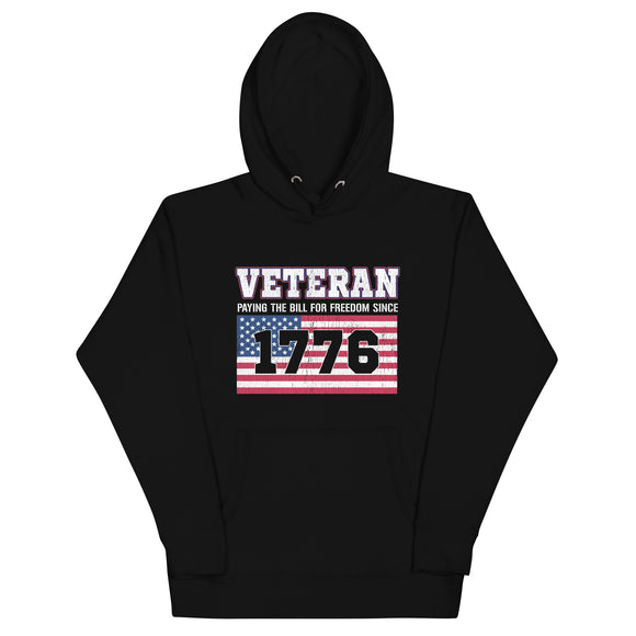 7 - Paying the bill for freedom since 1776 - Unisex Hoodie