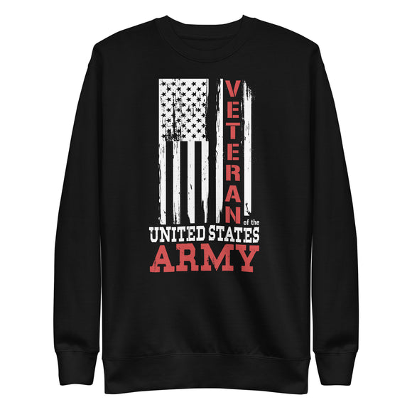 5 - Veteran of the United States army - Unisex Premium Sweatshirt