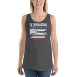 3 - "Celebrating independence since 1776" - Unisex Tank Top