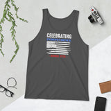 3 - "Celebrating independence since 1776" - Unisex Tank Top