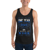 4_153 - One year older and a whole lot wiser - Unisex Tank Top