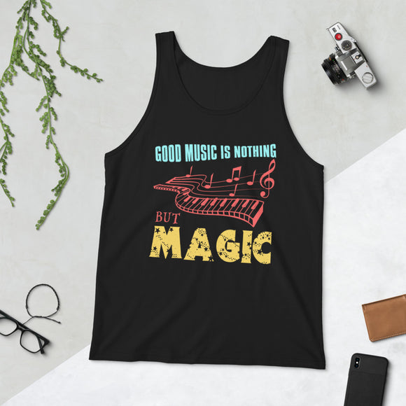1_222 - Good music is nothing but magic - Unisex Tank Top