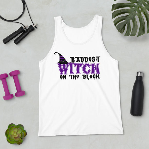 2 - Baddest witch on the block - Unisex Tank Top