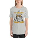 5_276 - Beer is the reason I get up each afternoon - Short-Sleeve Unisex T-Shirt