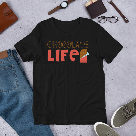 2_211 - Chocolate life - Short-Sleeve Unisex T-Shirt