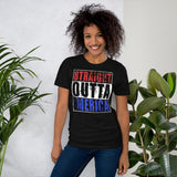 29 - "Straight out of 'merica" - Short-Sleeve Unisex T-Shirt