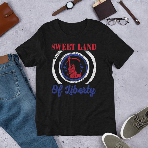 4_266 - Sweet land of liberty - Short-Sleeve Unisex T-Shirt