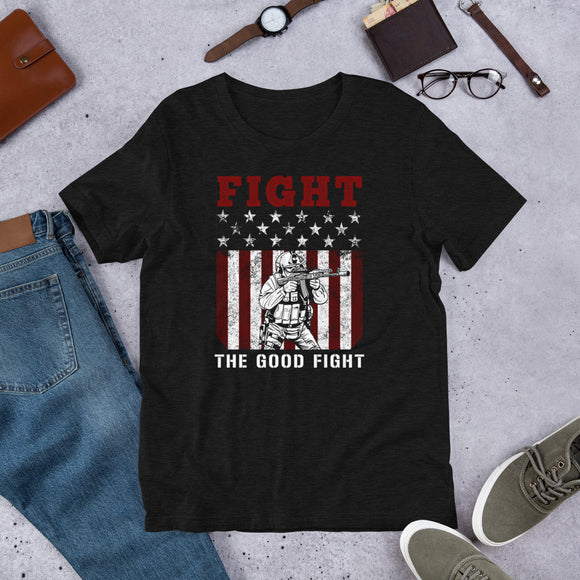 6_17 - Fight the good fight - Short-Sleeve Unisex T-Shirt
