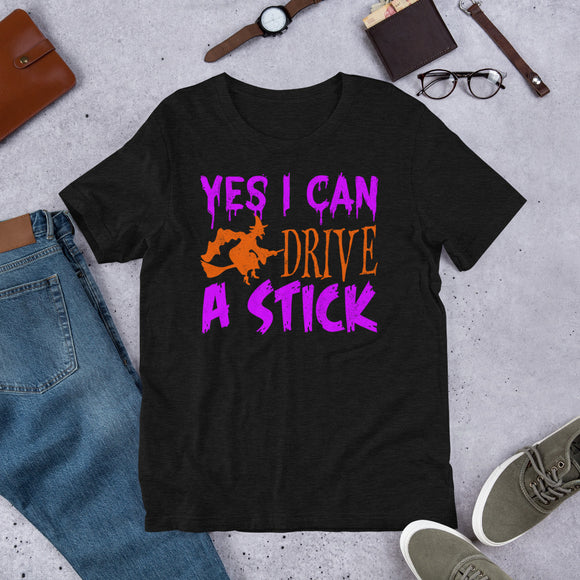 17 - Yes I can drive a stick - Short-Sleeve Unisex T-Shirt
