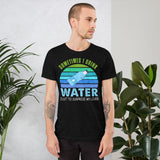 1_172 - Sometimes I drink water just to surprise my liver - Short-Sleeve Unisex T-Shirt