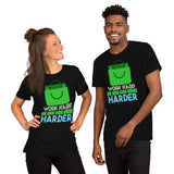 3_7 - Work hard so you can shop harder - Short-Sleeve Unisex T-Shirt