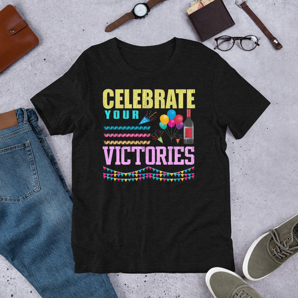 1_77 - Celebrate your victories - Short-Sleeve Unisex T-Shirt
