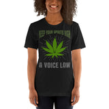 2_126 - Keep your spirits high and voice low - Short-Sleeve Unisex T-Shirt