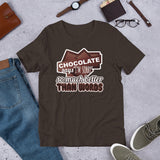 4_182 - Chocolate says I'm sorry so much better than words - Short-Sleeve Unisex T-Shirt